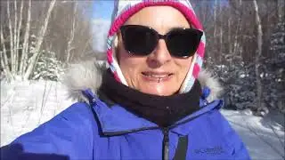 VLOG  DEHORS RANDONNÉE EN RAQUETTE