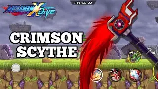 ANALISANDO CRIMSON SCYTHE - HABILIDADES - REVIEW - GAMEPLAY - MEGA MAN X DIVE - ANDROID E IOS