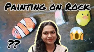 I collected stones and made this|cutest painting on stones|stone art amazing DIY craft #stoneart 
