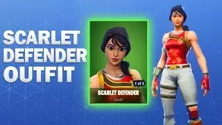 Scarlet Defender Fortnite Skin Showcase