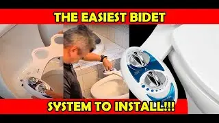 How to install a BIDET TOILET ATTACHMENT!!!