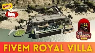 Fivem Beach Bunker Villa MLO - Fivem Gang House - Fivem Villa - Fivem Beautiful Mansion, Fivem MLO