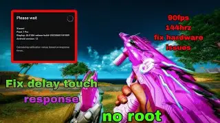 ⚡Fix touch delay response by doing this simple trick(no root) 90 fps 😮 - executorshin #gamingonphone