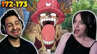 ЧОППЕР ОДЕРЖАЕТ ПОБЕДУ!! *ONE PIECE* РЕАКЦИЯ Эпизоды 172-173!