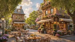 Unwind with Calming Jazz & Coffee Music ☕ European Cafe & Gentle Jazz Music for Stress Relief