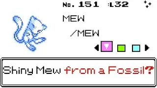 How I Revived Shiny Mew from a Fossil