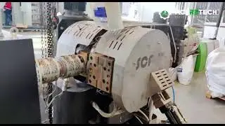 300kg/h compacting and pelletizing machine with SCF filter for LDPE/LLDPE bag