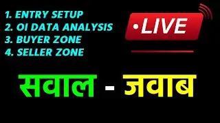 1. ENTRY SETUP 2. OI DATA ANALYSIS 3. BUYER ZONE4. SELLER ZONE