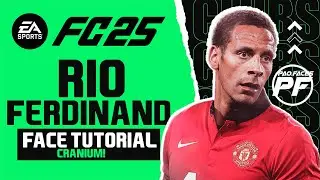 how to make RIO FERDINAND in EA FC 25 FACE Clubs Face Creation - CAREER MODE - LOOKALIKE