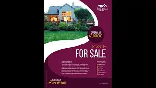 How to edit House For Sale Flyer in MS Word | #shorts