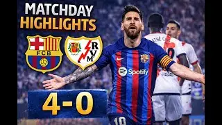 MESSI MASTERCLASS! ⚽ Hat-Trick Destroys Vallecas | La Liga Matchday 20 | FC Barcelona 4&ndash;0