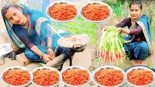  Unique special carrot halwa made from farm fresh carrots | Village Food 😀 Yammy Recipe 🔥 #cooking 