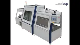CO2 snow-jet cleaning machine for CdTe solar modules and glass substrates - acp systems AG