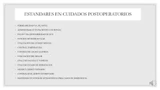 UNIDAD DE RECUPERACIÓN POSTANESTESICA