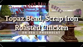 Red Lotus Daily Quest Topaz Bead, Scrap Iron & Roasted Chicken | DN Sea | PhoebeCat
