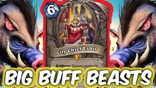 BEAST Hunter is the BEST Deck to Hit LEGEND FAST! Cheapest Deck to Craft | Hearthstone