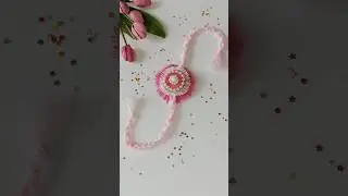 😱 how to make rakhi // thread rakhi #shorts #rakhi #trending