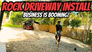 The Material Delivery Business Is Booming | Rock Driveway Installation @Javonlawnservice