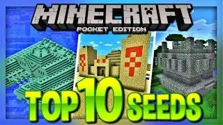 TOP 10 SEEDS FOR MCPE 1.2 - BEST Minecraft PE 1.2 Seeds ( Minecraft Pocket Edition RARE Seeds)