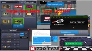 Huge New Nitro Type Updates! (Friends Races, Shop, New Accounts, and More ALL UPDATED!)