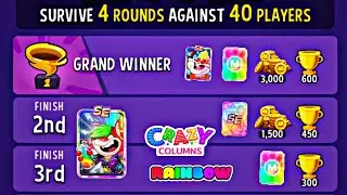crazy columns rainbow match rumble 40 players 4 round grand winners se foxy roxy gameplay.