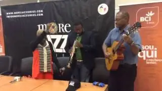 Angelique Kidjo, Moreira Chonguica and Dominic James   Malaika @ UEM MJS4