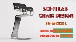 Sci-fi Lab Chair 3D Model
