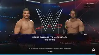 WWE 2K25 Hiroshi Tanahashi vs Alex Shelley