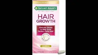 Nature's Bounty Hair Growth Supplement 1 Per Day, Clinically Shown to Support Thicker, Fuller Hair