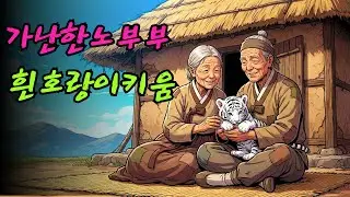 가난한 노부부는 가난 속에서도 흰 호랑이를 마치 친자식처럼 키웠습니다.|민담 |전설 |설화 |옛날이야기 |오디오북