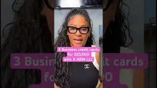 $20,000 Business Credit Card With A New LLC #businesscredit