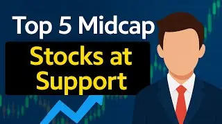 Top 5 midcap stocks at support #share #stockmarket #investing #stocks 