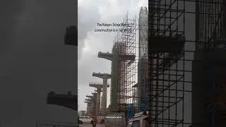 Kalyan-Taloja Metro Construction Is In Full Swing ❤️ #metro12 #connectivity #19stations #22.17km