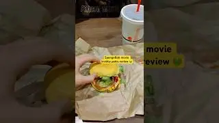 SpongeBob Movie Krabby Patty review #burgerkingreview #prank #funny #viralvideo #comedy #memes