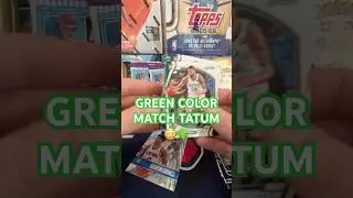 ЗЕЛЕНЫЙ ЦВЕТ TATUM 😳🍀 | Набор Panini Contenders Rip