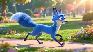 Learn Shapes with the Blue Fox 🦊🎵 | Shapes Song for Kids | Playful Nursery Rhyme