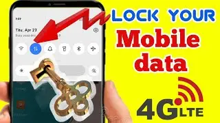How to Lock Mobile Internet Data,Internet connection Lock without any apps! internet Problem Solve