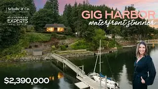 Gig Harbor Waterfront Retreat | Scandi Mid-Century Modern Home w/ Deep-Water Dock & Beach