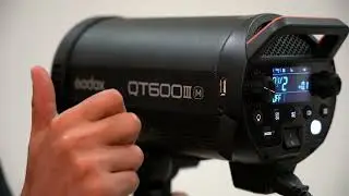Flash Godox QT 600 III - 3 Flash e Led Alta velocidade, Multi e Manual QT6000III M