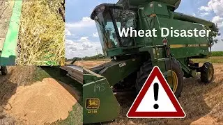 Broken Header, Spilled Grain, & Slugging Combine&hellip; With Rain on the Way! | Wheat Harvest Chaos
