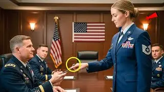 She Passed Him the Pen—Then the General Noticed the Ring and Suddenly Froze in Shock