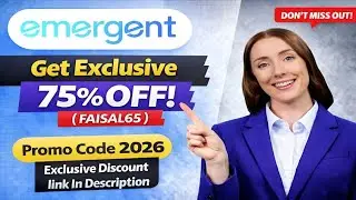 Emergent Ai Discount Code 2026 | Get Exclusive ( FAISAL65 ) 75% OFF 