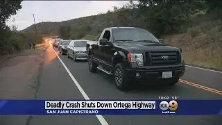 Deadly Crash On Ortega Highway Creates Traffic Mess