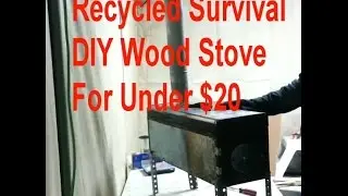 DIY Toolbox Wood Stove For Under $20 - Recycled Survival