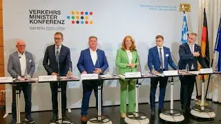 Sonder-Verkehrsministerkonferenz München 2025 | Pressekonferenz vom 18. September 2025