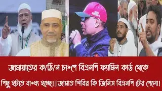 জামায়াতের ক/ঠি/ন চা*পে বিএনপি ফ্যামিল কার্ড থেকে পিছু হটছে!||জামাত শিবির কি জিনিস বিএনপি টের পেলো!