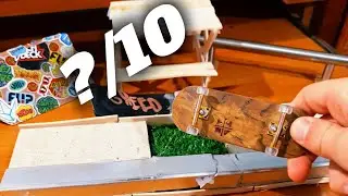 Rating and riding all of my diy fingerboard obstacles !!! And explaining how I built them !!!!
