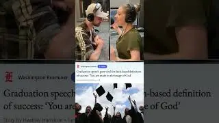 Graduation speech goes viral for faith-based definition of success 🎓 #Love #God #Graduation #Shorts