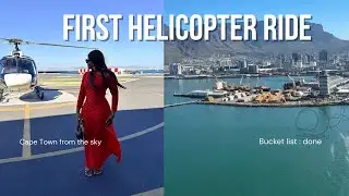 I Flew a Helicopter Over Cape Town for the First Time! Bucket List CHECK ✅