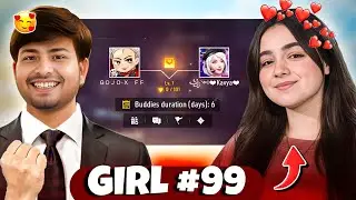 I Asked 100 GIRLS to Be My Dynamic Duo Partner in free fire 😍 